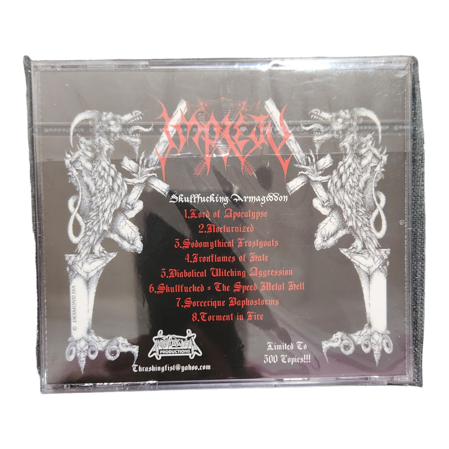 IMPIETY - [Black Thrash SGP] Skullfucking Armageddon CD (New)